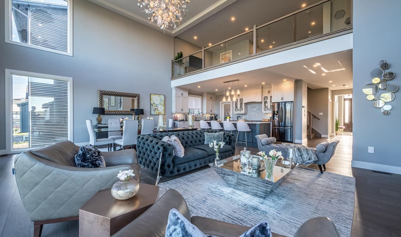 Great room interior designed by MAD Design Interiors