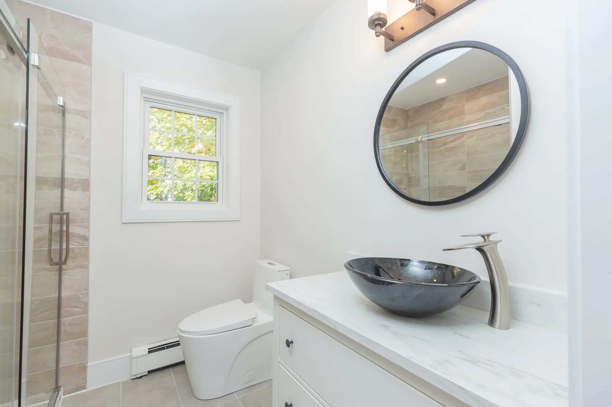 Donaldson Avenue — Ensuite, after the renovation by MAD Design Interiors